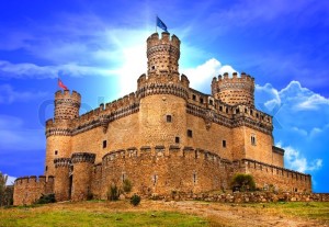 5654433-medieval-castle-manzanares-spain